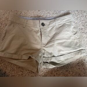 Heritage Tan and Blue Striped Shorts